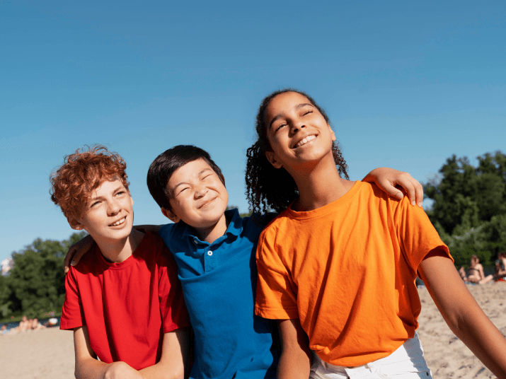 Kids on Beach
